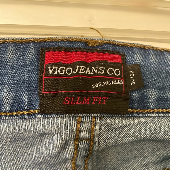 Vigo Jeans Co Slim Fit Jeans Men’s Size 34W X 32L - Picture 4 of 7